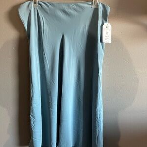 Time and Tru Light Blue A-Line Skirt